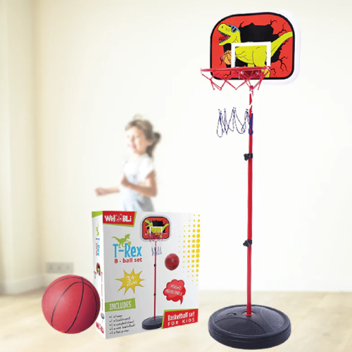 Basketball Hoop<br>for kids ages 3-5 years | with adjustable height